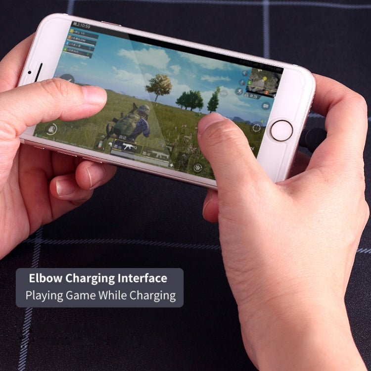 ENKAY ENK-CB105 2.4A USB to USB-C / Type-C Cloth Texture Round Cable Data Transfer Charging Cable with Holder Function, Length: 1m(Blue)