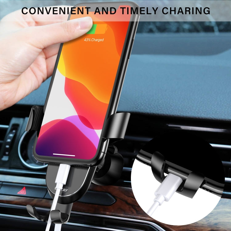 ENKAY ENK-CM101 Automatic Induction Gravity Car Mount Rotation Car Air Vent Mount Phone Holder