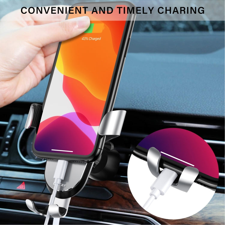ENKAY ENK-CM101 Automatic Induction Gravity Car Mount Rotation Car Air Vent Mount Phone Holder