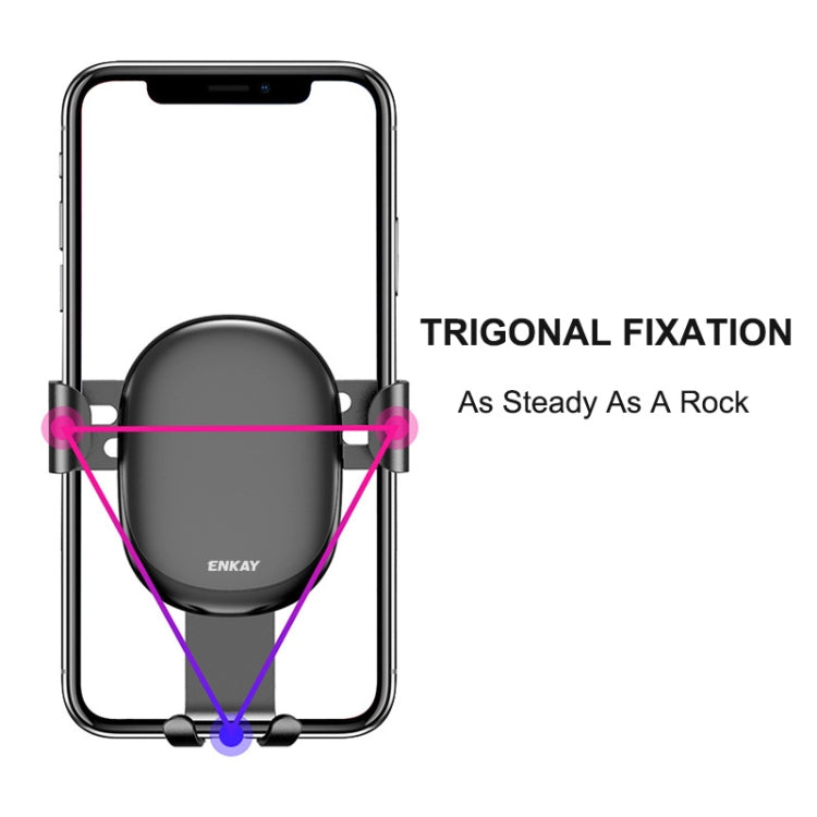 ENKAY ENK-CM102 Auto Gravity Car Mount Rotation Car Air Vent Mount Phone Holder