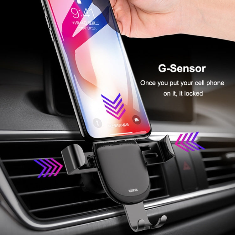 ENKAY ENK-CM102 Auto Gravity Car Mount Rotation Car Air Vent Mount Phone Holder