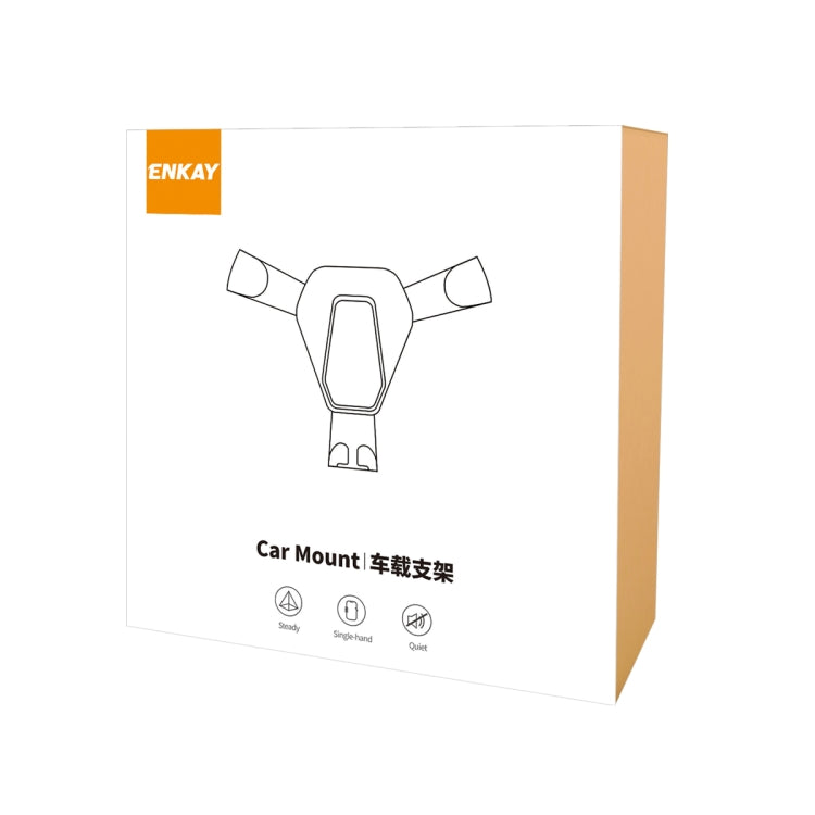 ENKAY ENK-CM103 Auto Gravity Car Mount Rotation Car Air Vent Mount Phone Holder Aluminum Alloy Mini Edition