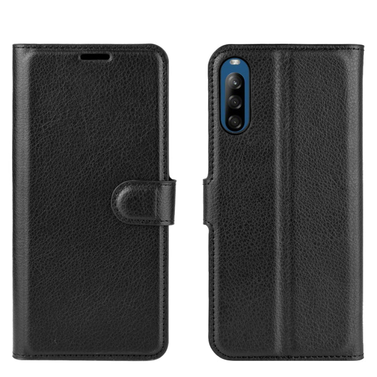 For Sony Xperia L4 Litchi Texture Horizontal Flip Protective Case with Holder & Card Slots & Wallet