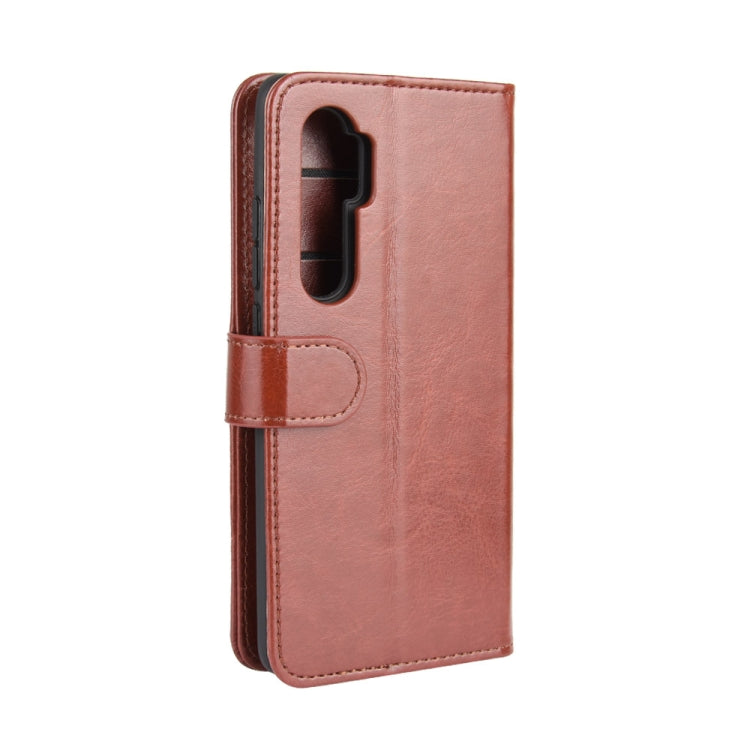 For Xiaomi Mi Note 10 Lite 5G R64 Texture Single Horizontal Flip Protective Case with Holder & Card Slots & Wallet& Photo Frame