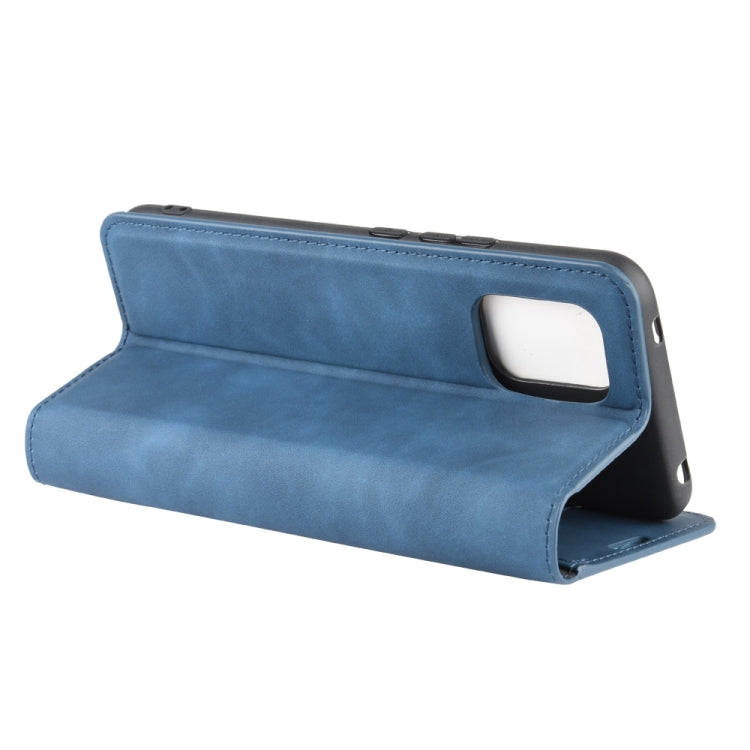 For Xiaomi Mi 10 Lite 5G Retro-skin Business Magnetic Suction Leather Case with Holder & Card Slots & Wallet