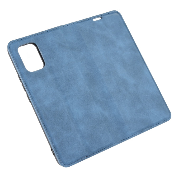 For Xiaomi Mi 10 Lite 5G Retro-skin Business Magnetic Suction Leather Case with Holder & Card Slots & Wallet