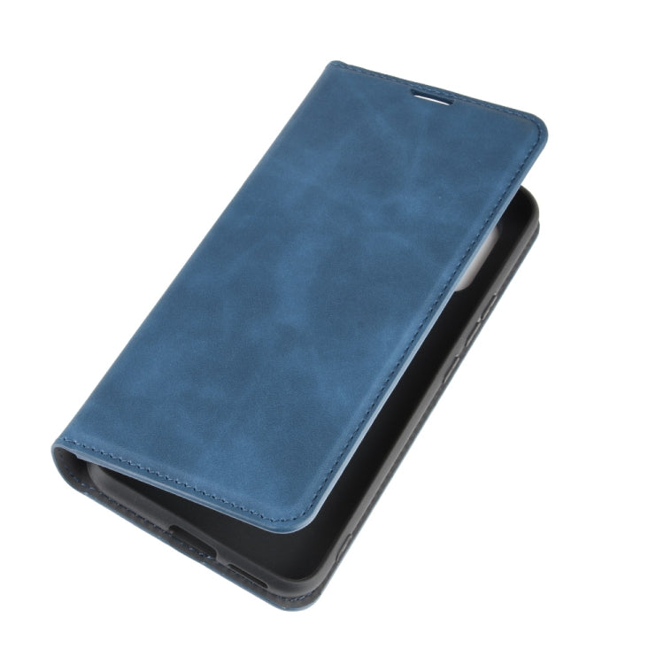 For Xiaomi Mi 10 Lite 5G Retro-skin Business Magnetic Suction Leather Case with Holder & Card Slots & Wallet
