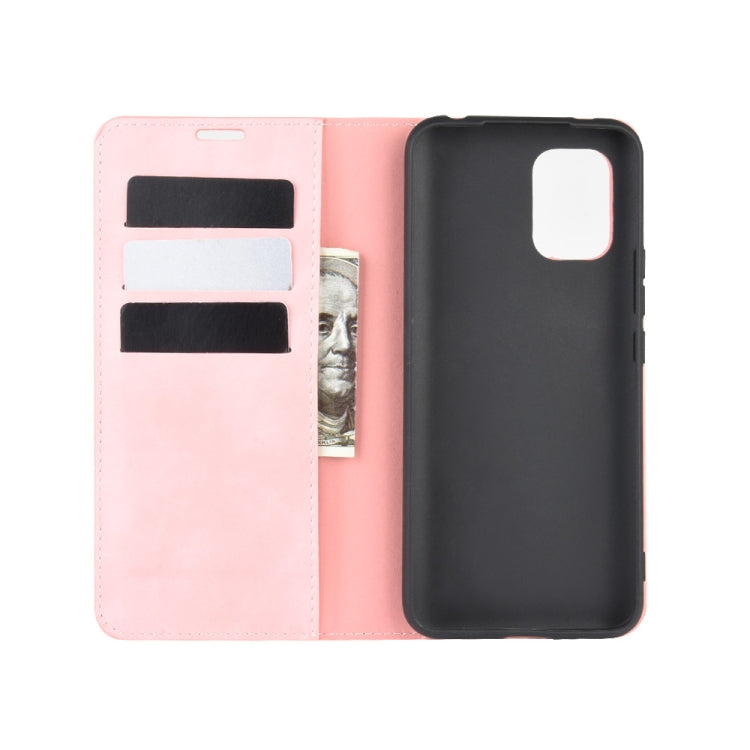 For Xiaomi Mi 10 Lite 5G Retro-skin Business Magnetic Suction Leather Case with Holder & Card Slots & Wallet