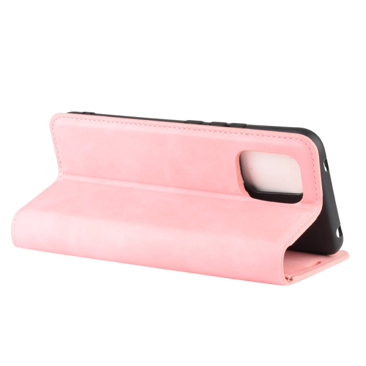 For Xiaomi Mi 10 Lite 5G Retro-skin Business Magnetic Suction Leather Case with Holder & Card Slots & Wallet