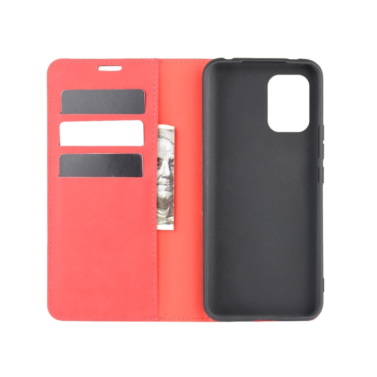 For Xiaomi Mi 10 Lite 5G Retro-skin Business Magnetic Suction Leather Case with Holder & Card Slots & Wallet