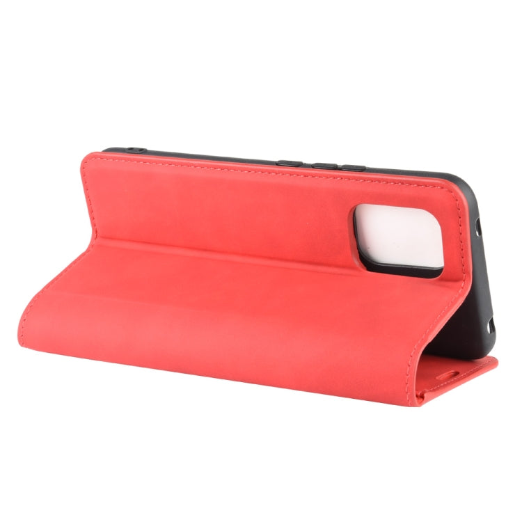 For Xiaomi Mi 10 Lite 5G Retro-skin Business Magnetic Suction Leather Case with Holder & Card Slots & Wallet