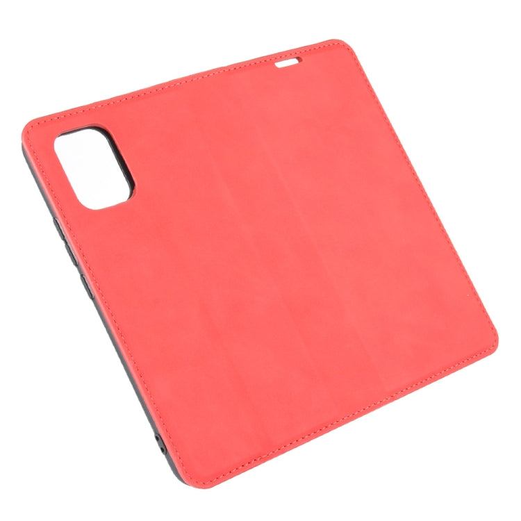 For Xiaomi Mi 10 Lite 5G Retro-skin Business Magnetic Suction Leather Case with Holder & Card Slots & Wallet