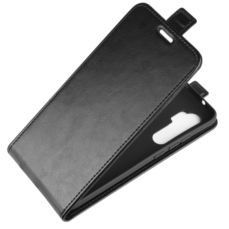 For Xiaomi Mi Note 10 Lite R64 Texture Single Vertical Flip Leather Protective Case with Card Slots & Photo Frame