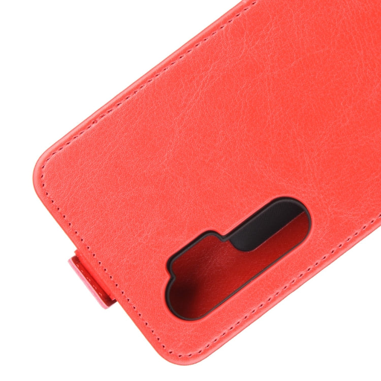 For Xiaomi Mi Note 10 Lite R64 Texture Single Vertical Flip Leather Protective Case with Card Slots & Photo Frame