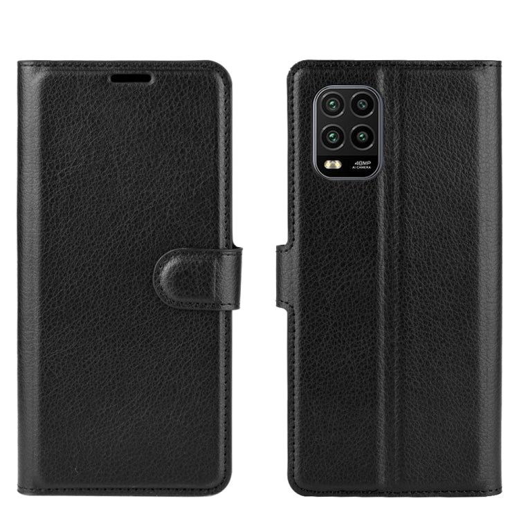 For Xiaomi Mi 10 Lite 5G Litchi Texture Horizontal Flip Protective Case with Holder & Card Slots & Wallet