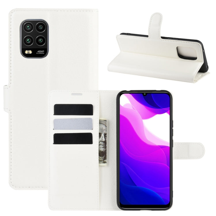 For Xiaomi Mi 10 Lite 5G Litchi Texture Horizontal Flip Protective Case with Holder & Card Slots & Wallet