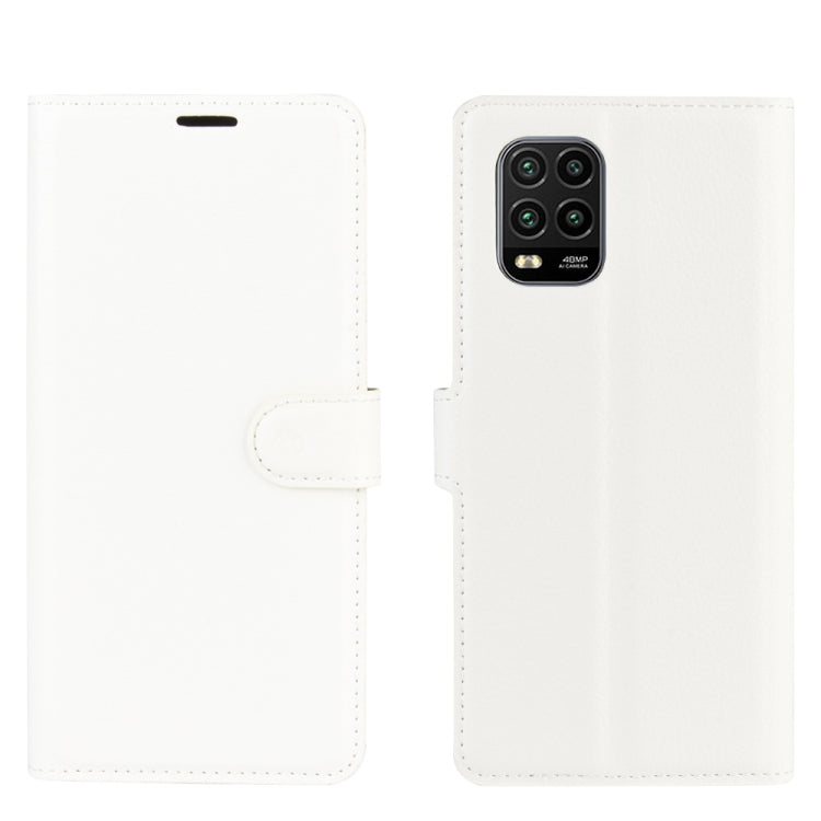 For Xiaomi Mi 10 Lite 5G Litchi Texture Horizontal Flip Protective Case with Holder & Card Slots & Wallet