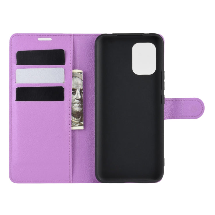 For Xiaomi Mi 10 Lite 5G Litchi Texture Horizontal Flip Protective Case with Holder & Card Slots & Wallet