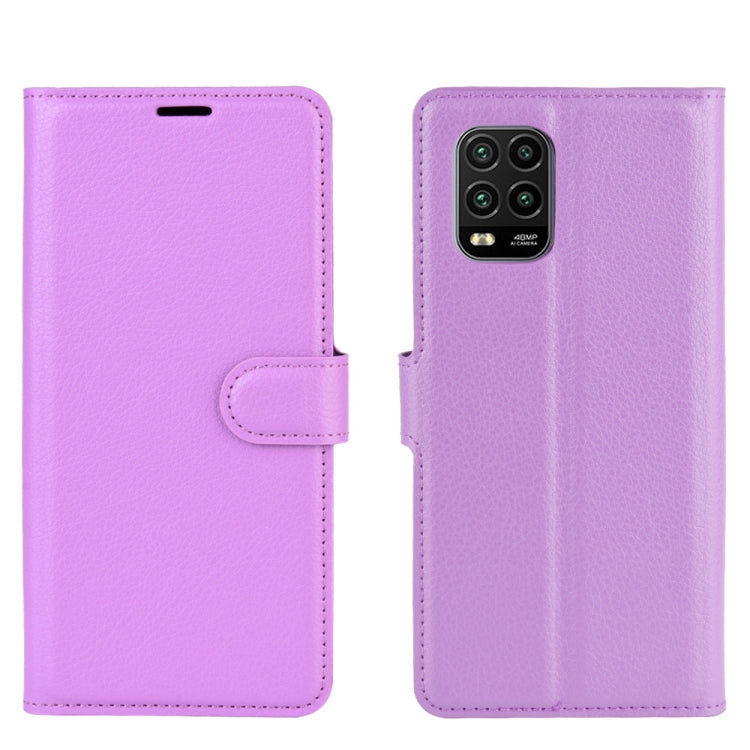 For Xiaomi Mi 10 Lite 5G Litchi Texture Horizontal Flip Protective Case with Holder & Card Slots & Wallet