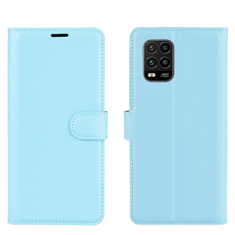 For Xiaomi Mi 10 Lite 5G Litchi Texture Horizontal Flip Protective Case with Holder & Card Slots & Wallet