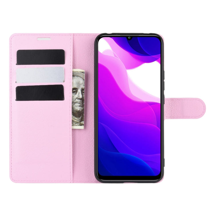 For Xiaomi Mi 10 Lite 5G Litchi Texture Horizontal Flip Protective Case with Holder & Card Slots & Wallet