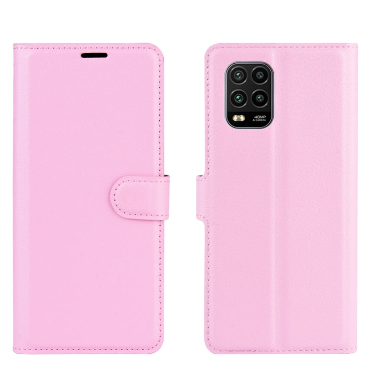 For Xiaomi Mi 10 Lite 5G Litchi Texture Horizontal Flip Protective Case with Holder & Card Slots & Wallet