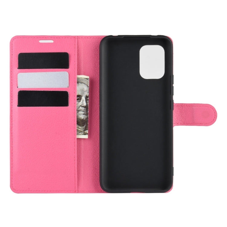 For Xiaomi Mi 10 Lite 5G Litchi Texture Horizontal Flip Protective Case with Holder & Card Slots & Wallet