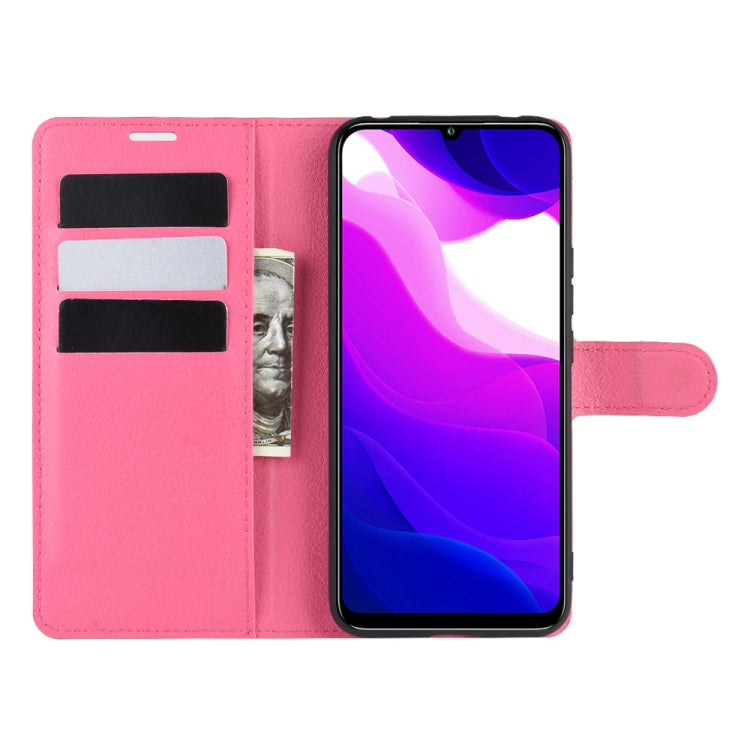 For Xiaomi Mi 10 Lite 5G Litchi Texture Horizontal Flip Protective Case with Holder & Card Slots & Wallet