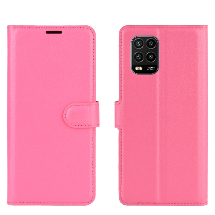 For Xiaomi Mi 10 Lite 5G Litchi Texture Horizontal Flip Protective Case with Holder & Card Slots & Wallet