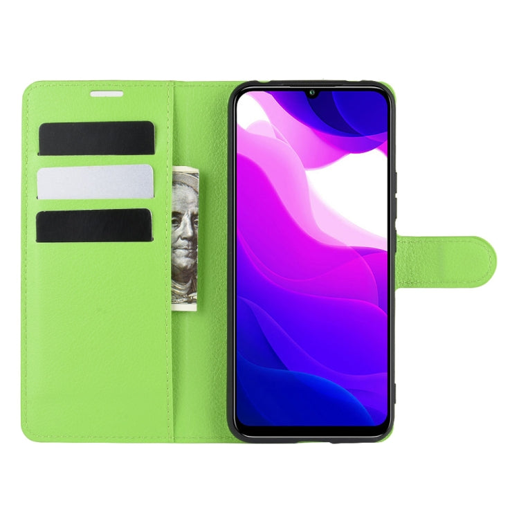 For Xiaomi Mi 10 Lite 5G Litchi Texture Horizontal Flip Protective Case with Holder & Card Slots & Wallet