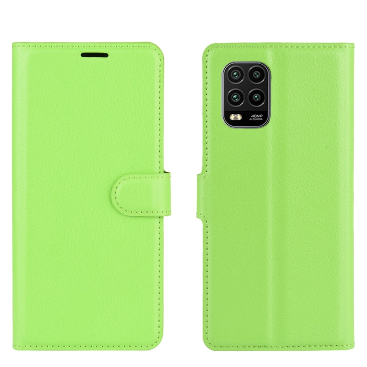 For Xiaomi Mi 10 Lite 5G Litchi Texture Horizontal Flip Protective Case with Holder & Card Slots & Wallet