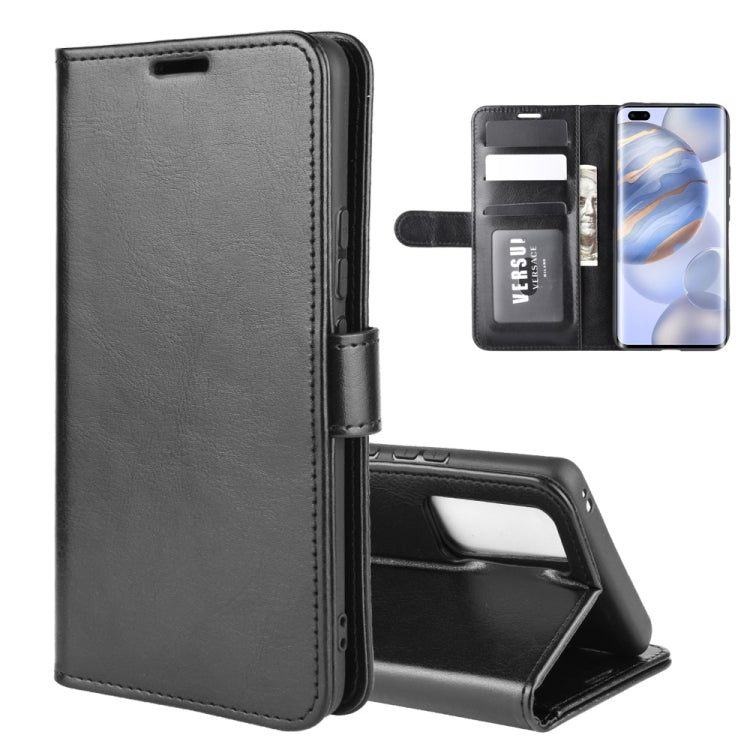 For Huawei Honor 30 Pro R64 Texture Single Horizontal Flip Protective Case with Holder & Card Slots & Wallet& Photo Frame