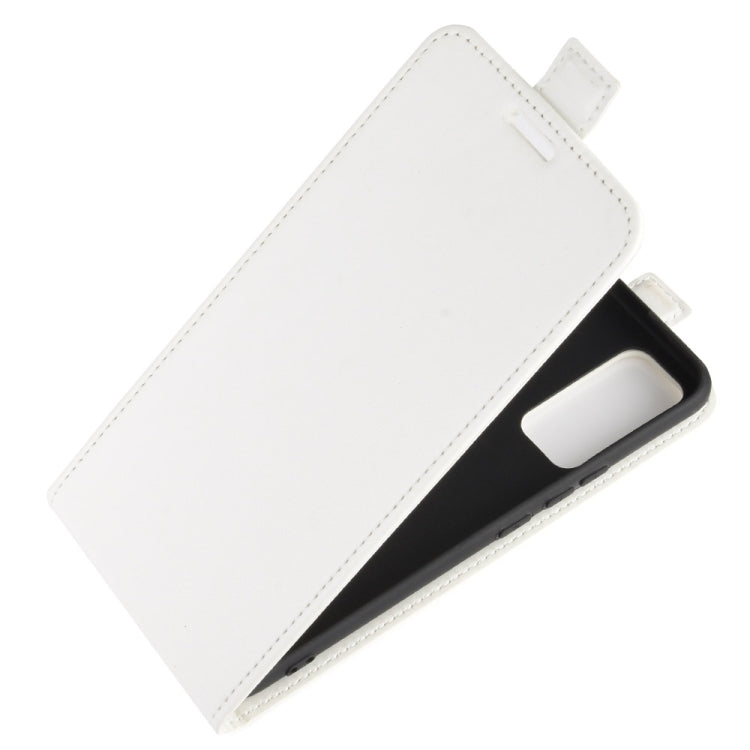 For Huawei Honor 30 Pro R64 Texture Single Vertical Flip Leather Protective Case with Card Slots & Photo Frame