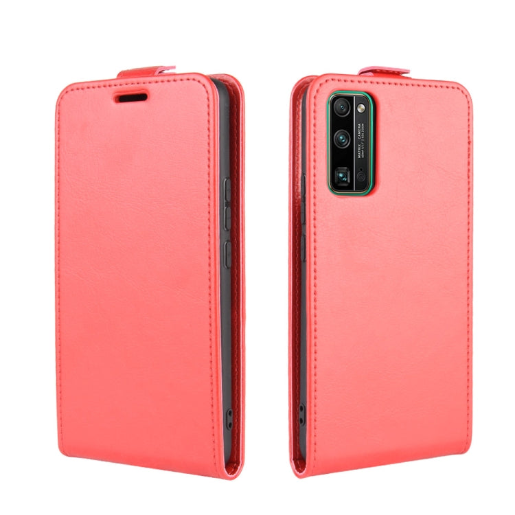For Huawei Honor 30 Pro R64 Texture Single Vertical Flip Leather Protective Case with Card Slots & Photo Frame