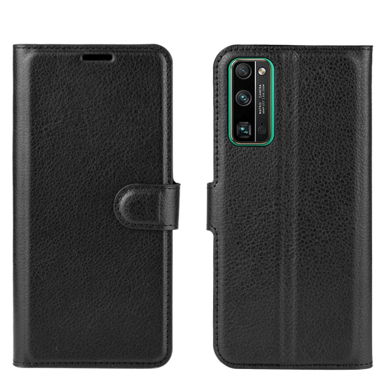 For Huawei Honor 30 Pro Litchi Texture Horizontal Flip Protective Case with Holder & Card Slots & Wallet