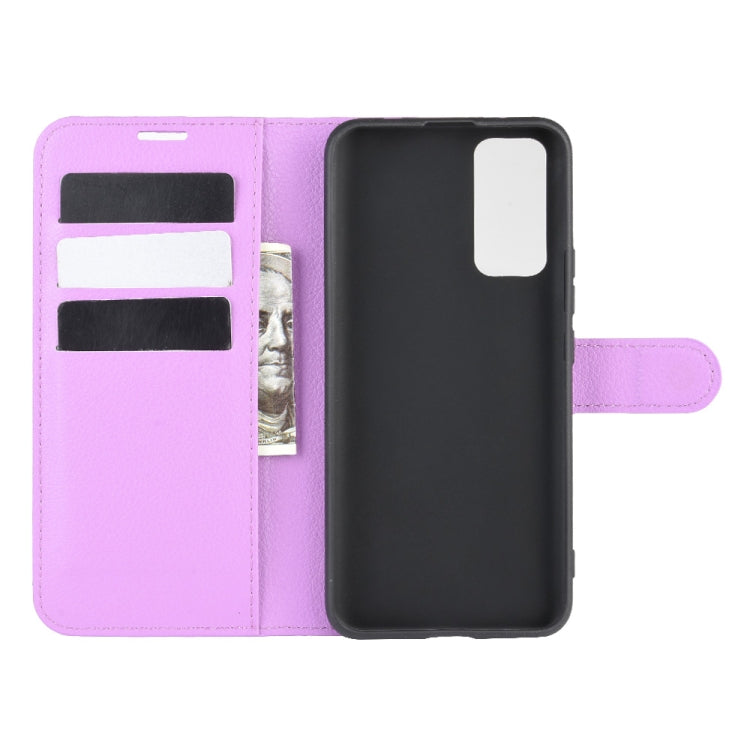 For Huawei Honor 30 Pro Litchi Texture Horizontal Flip Protective Case with Holder & Card Slots & Wallet