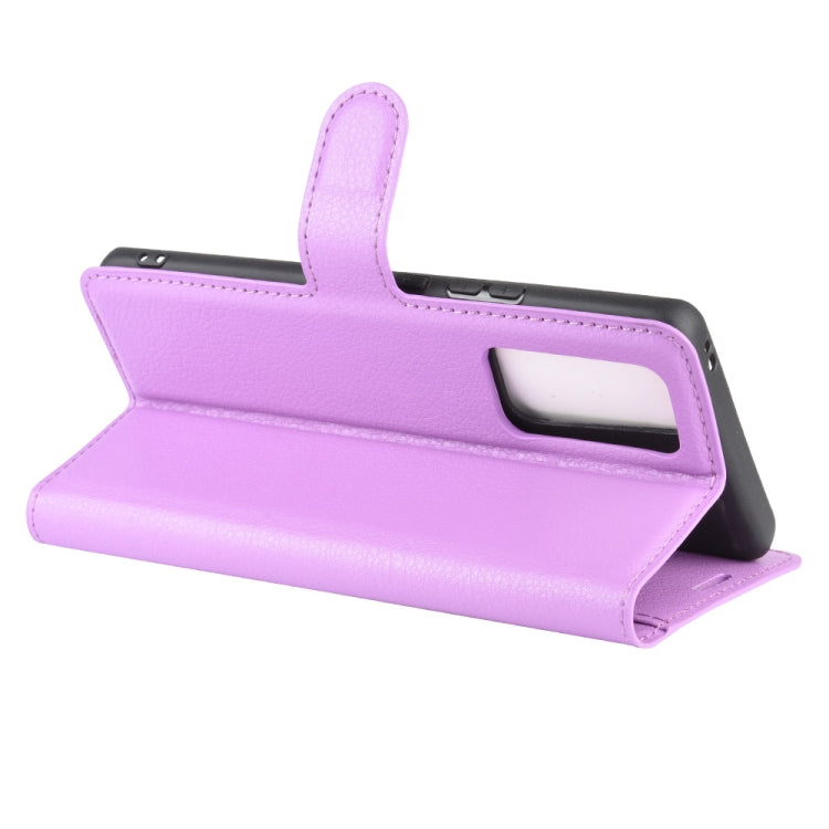 For Huawei Honor 30 Pro Litchi Texture Horizontal Flip Protective Case with Holder & Card Slots & Wallet