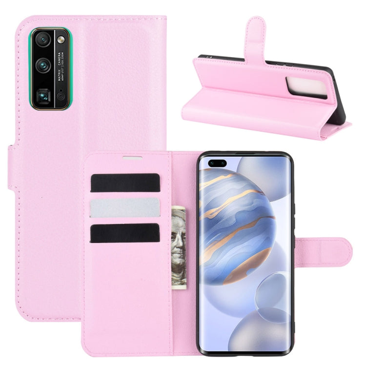 For Huawei Honor 30 Pro Litchi Texture Horizontal Flip Protective Case with Holder & Card Slots & Wallet