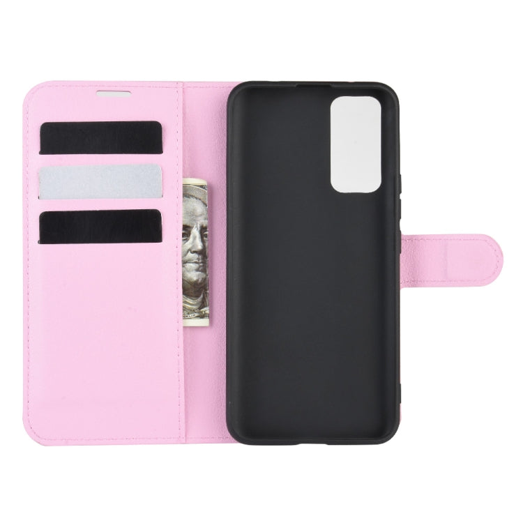 For Huawei Honor 30 Pro Litchi Texture Horizontal Flip Protective Case with Holder & Card Slots & Wallet
