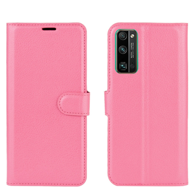 For Huawei Honor 30 Pro Litchi Texture Horizontal Flip Protective Case with Holder & Card Slots & Wallet
