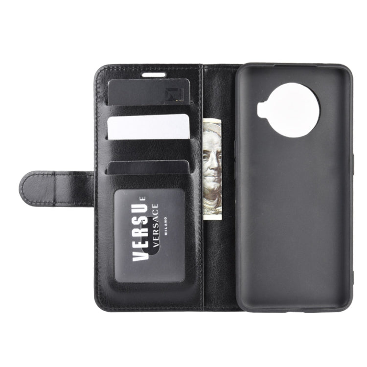For OPPO ACE 2 R64 Texture Single Horizontal Flip Protective Case with Holder & Card Slots & Wallet& Photo Frame