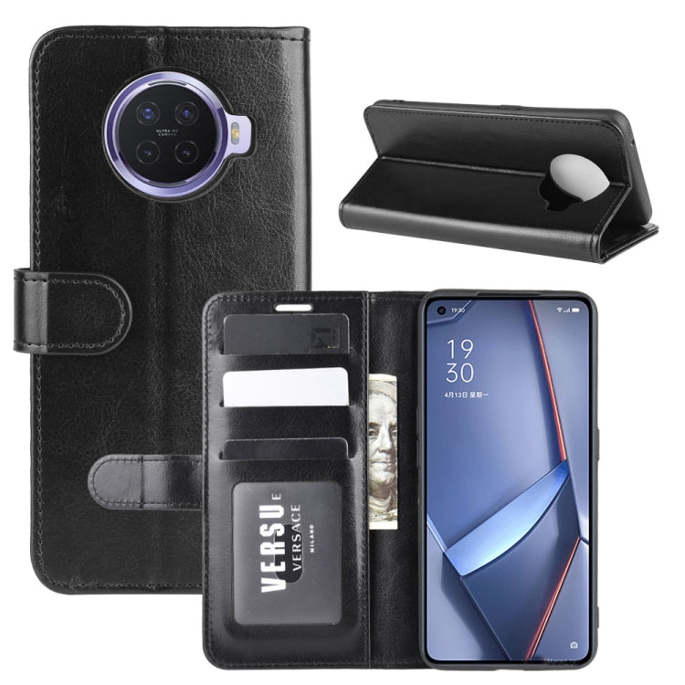 For OPPO ACE 2 R64 Texture Single Horizontal Flip Protective Case with Holder & Card Slots & Wallet& Photo Frame