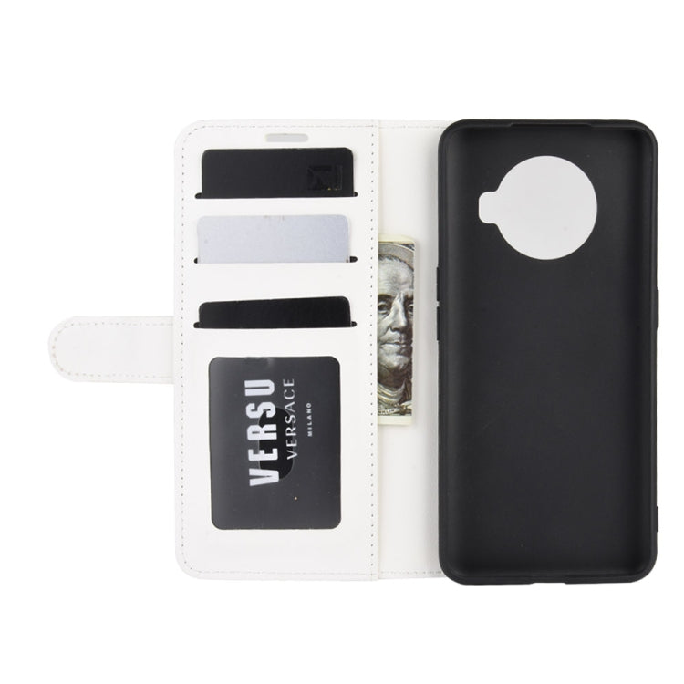For OPPO ACE 2 R64 Texture Single Horizontal Flip Protective Case with Holder & Card Slots & Wallet& Photo Frame