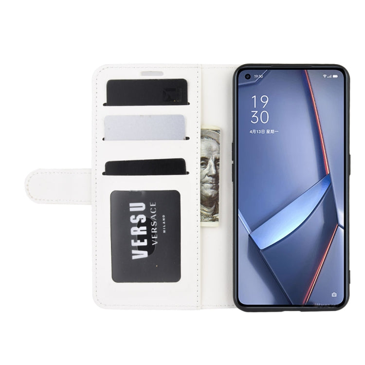 For OPPO ACE 2 R64 Texture Single Horizontal Flip Protective Case with Holder & Card Slots & Wallet& Photo Frame
