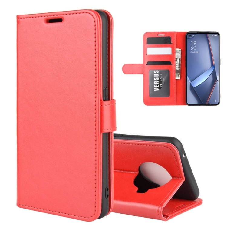 For OPPO ACE 2 R64 Texture Single Horizontal Flip Protective Case with Holder & Card Slots & Wallet& Photo Frame