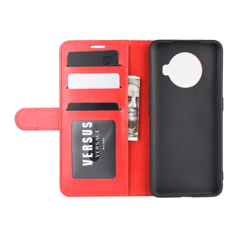For OPPO ACE 2 R64 Texture Single Horizontal Flip Protective Case with Holder & Card Slots & Wallet& Photo Frame