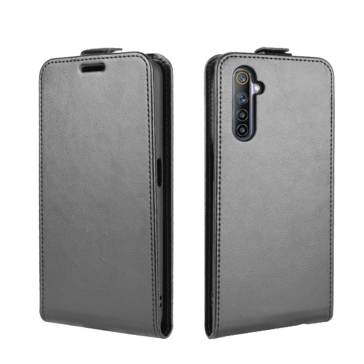 For OPPO Realme 6 R64 Texture Single Vertical Flip Leather Protective Case with Card Slots & Photo Frame