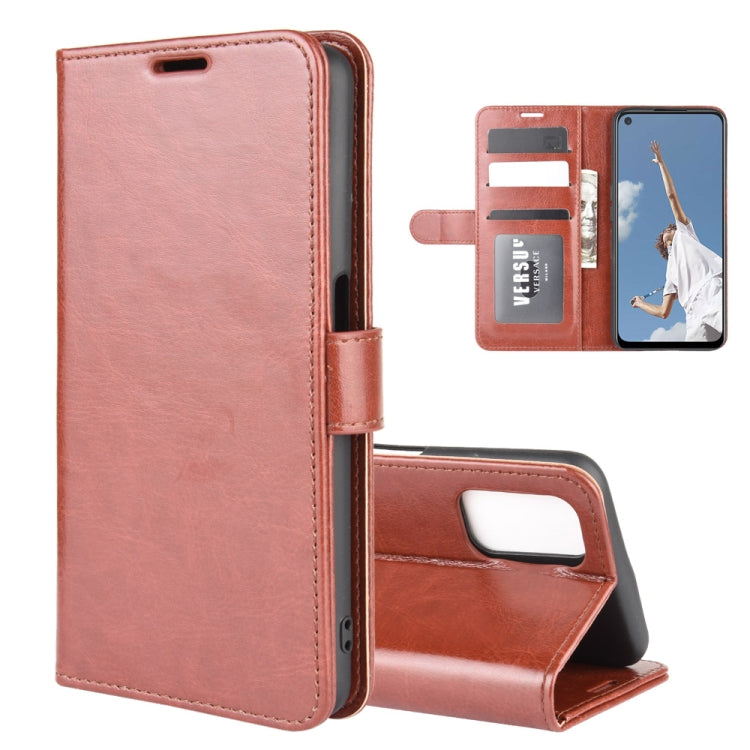 For OPPO A72/A52 R64 Texture Single Horizontal Flip Protective Case with Holder & Card Slots & Wallet& Photo Frame