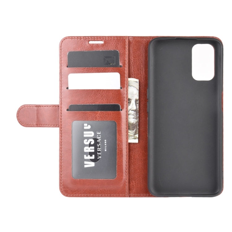 For OPPO A72/A52 R64 Texture Single Horizontal Flip Protective Case with Holder & Card Slots & Wallet& Photo Frame
