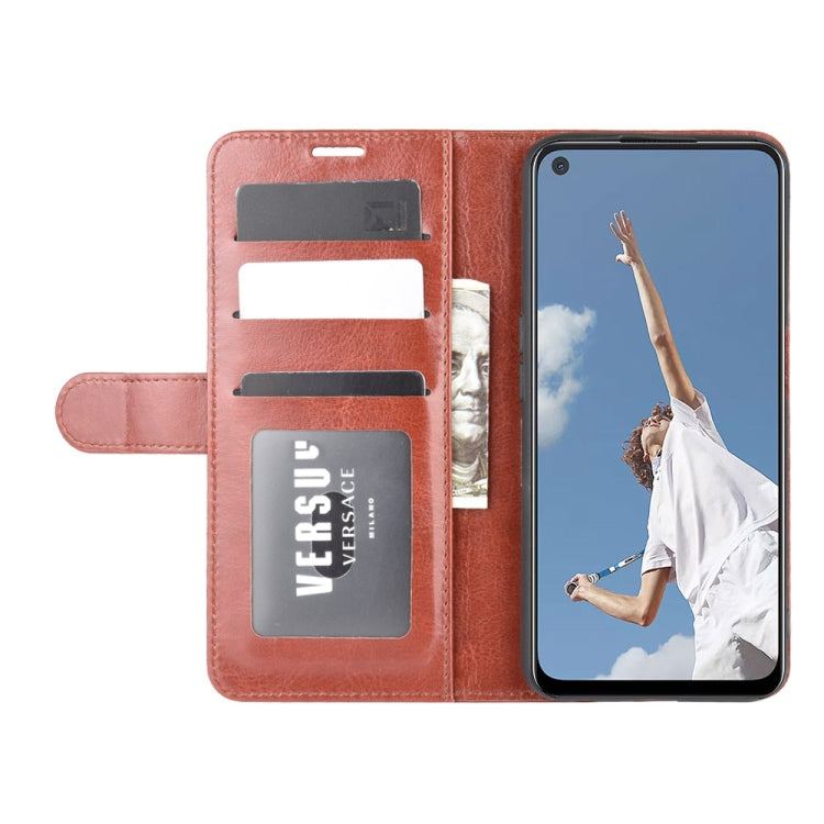 For OPPO A72/A52 R64 Texture Single Horizontal Flip Protective Case with Holder & Card Slots & Wallet& Photo Frame